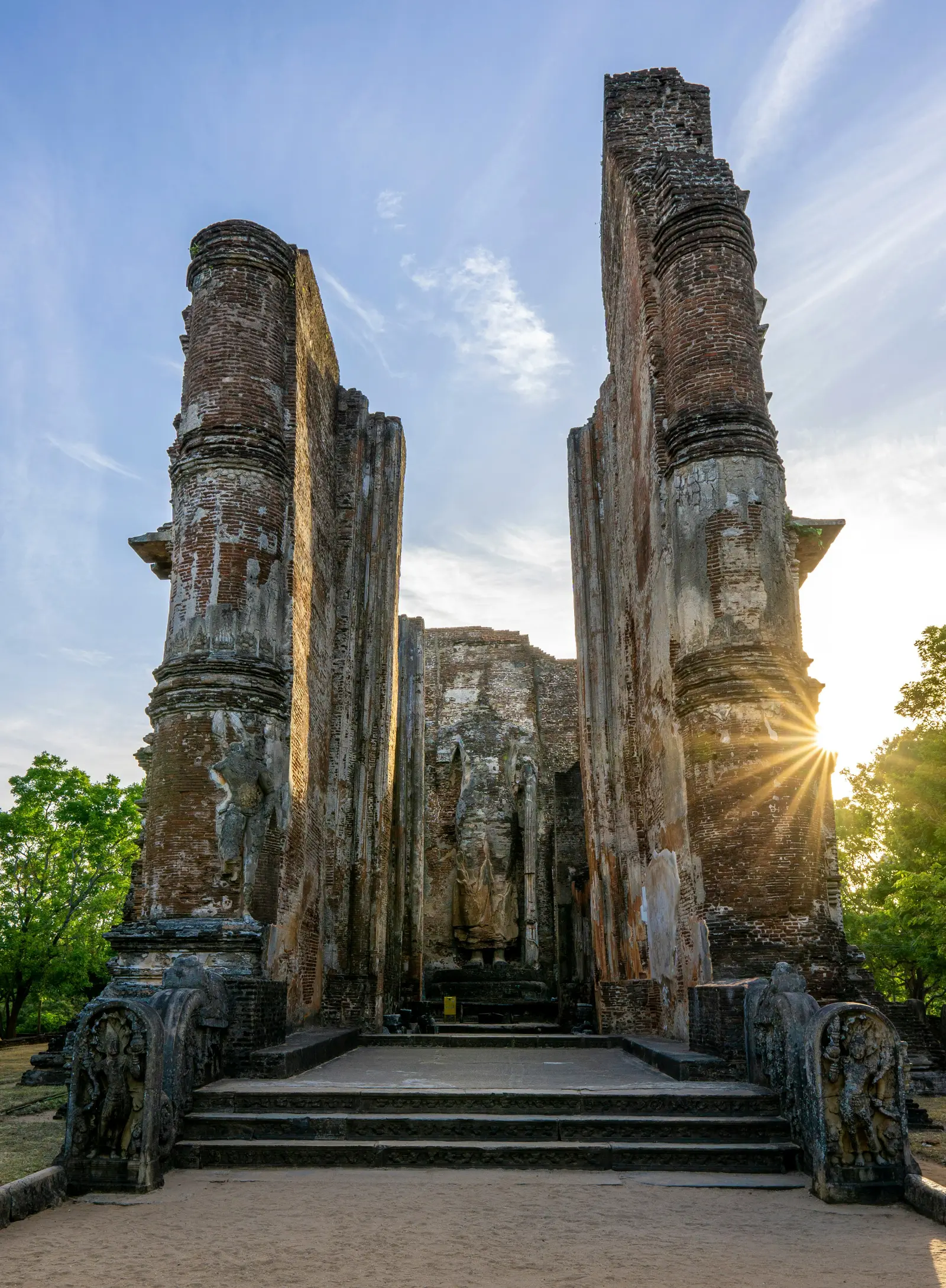 Gal Vihara in Polonnaruwa, Sri Lanka